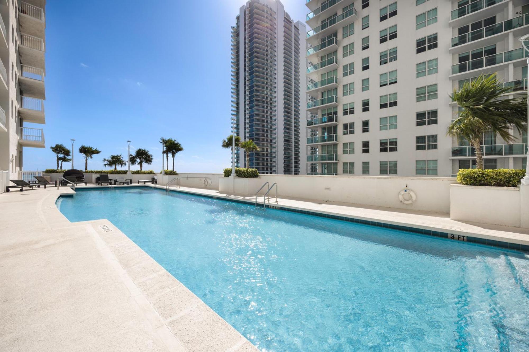 Two Bedroom Oceanview Apartment In Brickell Miami Esterno foto