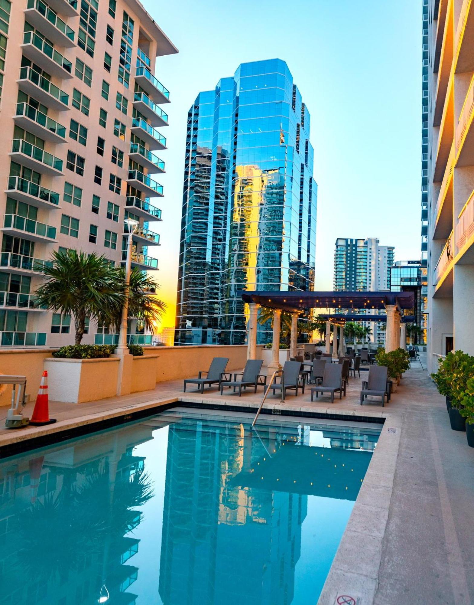 Two Bedroom Oceanview Apartment In Brickell Miami Esterno foto